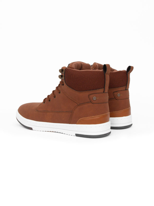 Crosshatch Staiger Hi-Tops Tan