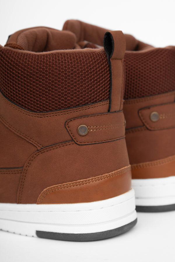 Crosshatch Staiger Hi-Tops Tan