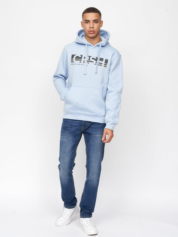 Crosshatch Sullivan Hoodie Light Blue