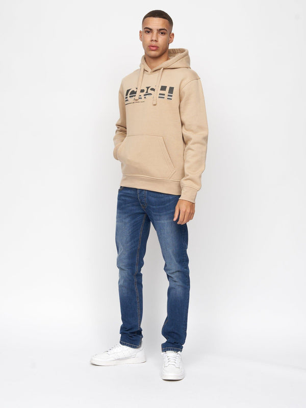 Crosshatch Sullivan Hoodie Stone