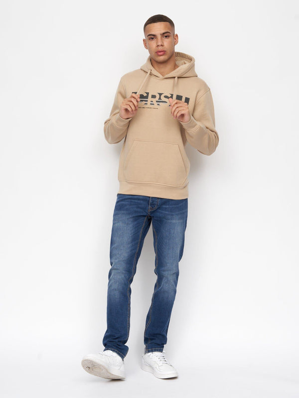 Crosshatch Sullivan Hoodie Stone