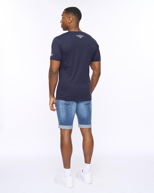 Crosshatch Summevibe T-Shirt Navy