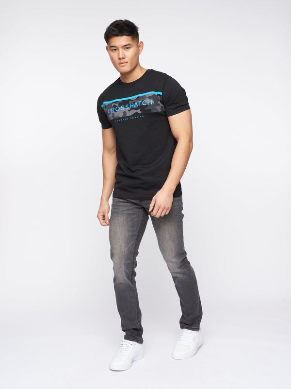 Crosshatch Svelte Slim Fit Stretch Jeans Dark Grey