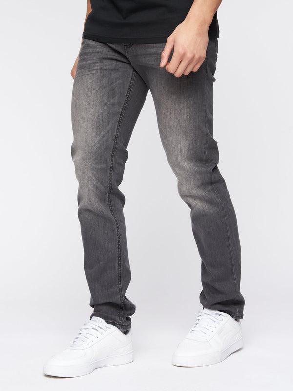Crosshatch Svelte Slim Fit Stretch Jeans Dark Grey