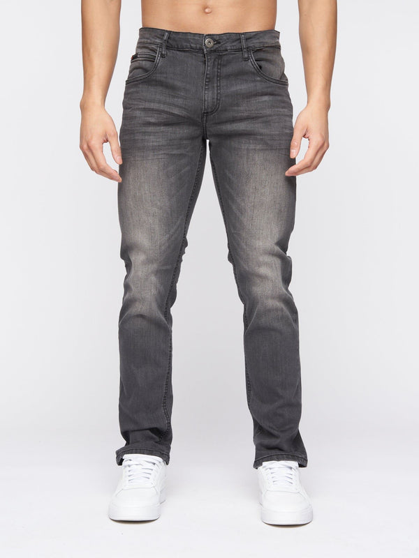 crosshatch Svelte Slim Fit Stretch Jeans Dark Grey