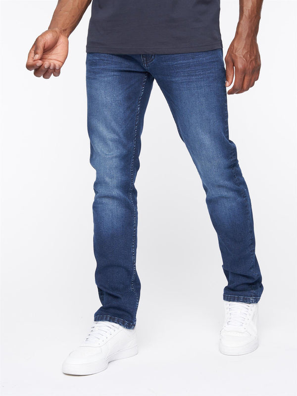 Crosshatch Svelte Slim Fit Stretch Jeans Dark Wash