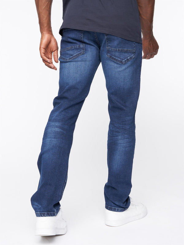 Crosshatch Svelte Slim Fit Stretch Jeans Dark Wash