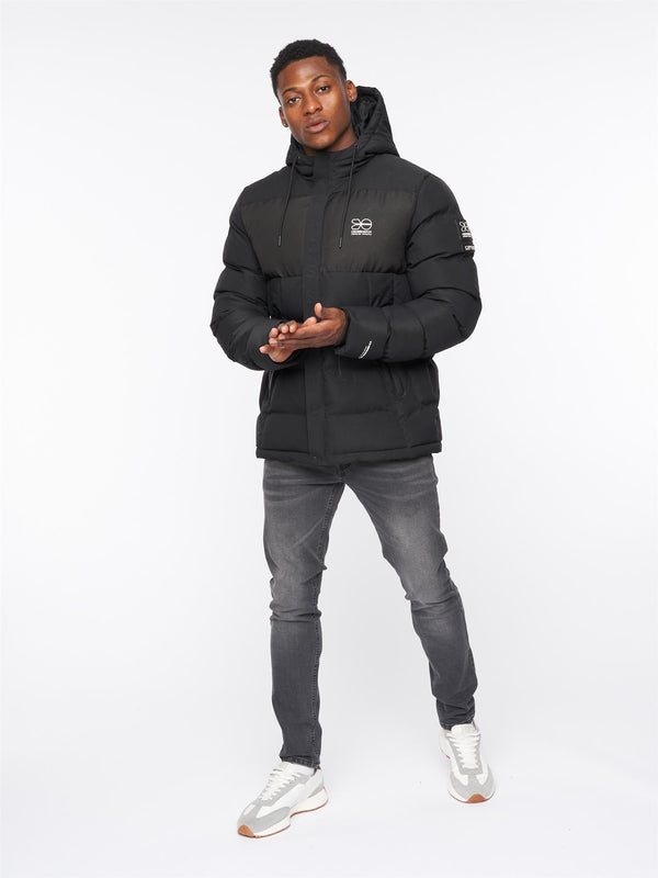 Crosshatch Tenthley Embossed Jacket Black