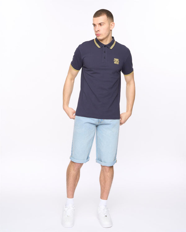 Crosshatch Tillforth Denim Shorts Lightwash