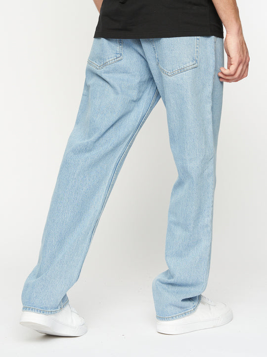 Crosshatch Tillman Baggy Jeans Light Wash