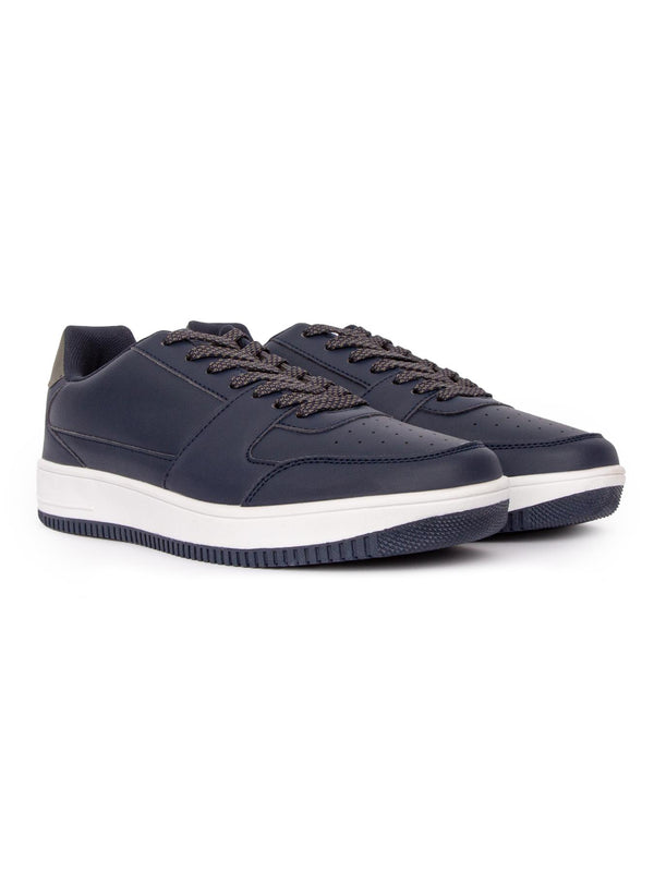 crosshatch Toribio Trainers Navy