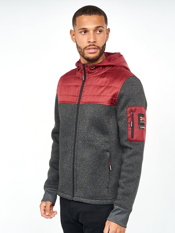 Crosshatch Tradmax Jacket Wine