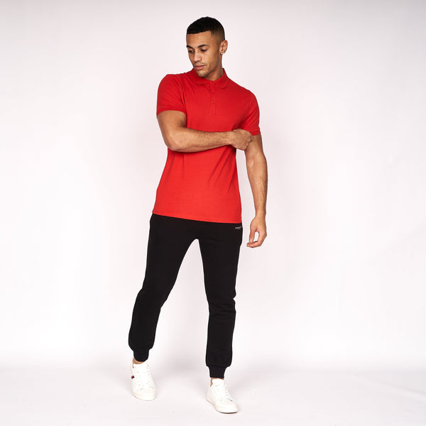 Crosshatch Traymax Polo 3pk Black/Blue/Red