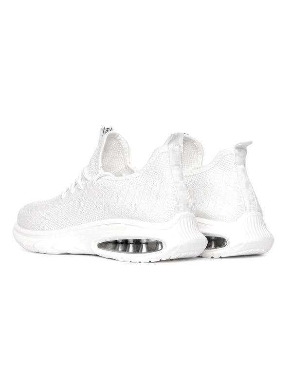 Crosshatch Trevel Trainers White