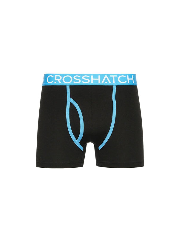 Crosshatch Trioglow Boxers 3pk Black
