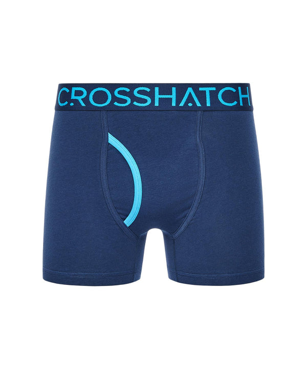 Crosshatch Trioglow Boxers 3pk Navy