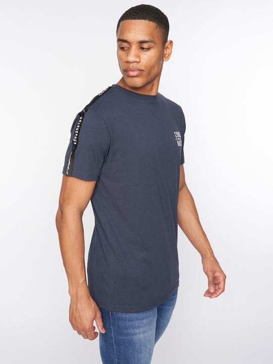 Crosshatch Tugford T-Shirt Navy