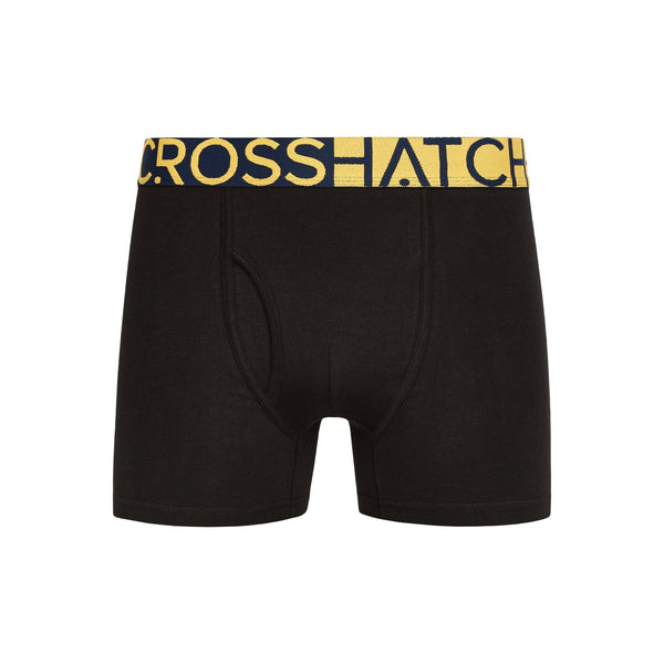 Crosshatch Typan Boxers 3pk Yellow