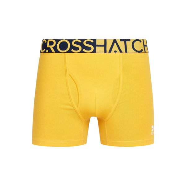 Crosshatch Typan Boxers 3pk Yellow