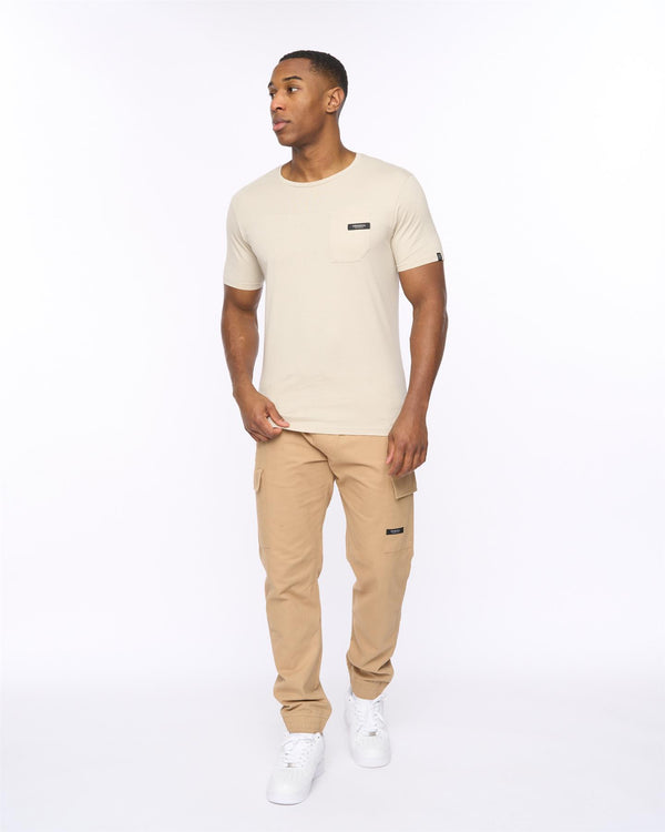 Crosshatch Utilate T-Shirt Light Stone