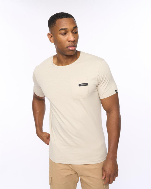 crosshatch Utilate T-Shirt Light Stone