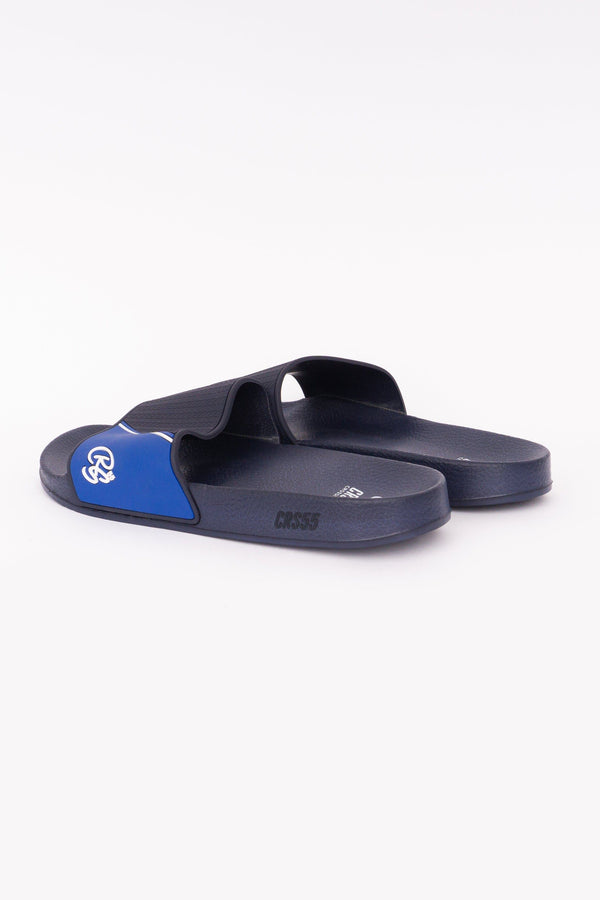Crosshatch Ventamoore Sliders Navy/Blue