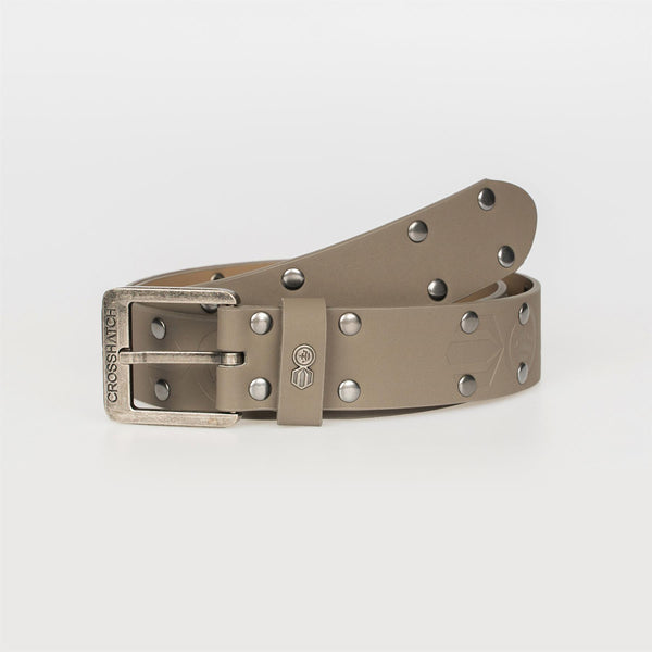 crosshatch Vescio Belt Grey