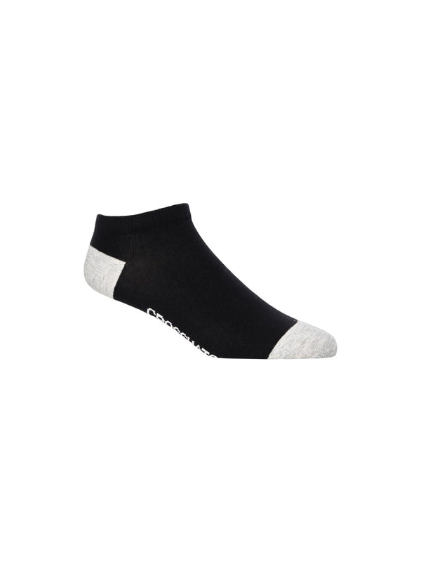 Crosshatch Vitalblack Trainer Socks 5pk Black