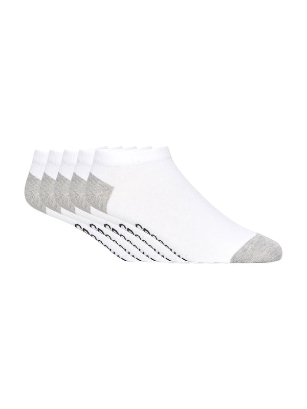 crosshatch Vitalwhite Trainer Socks 5pk White