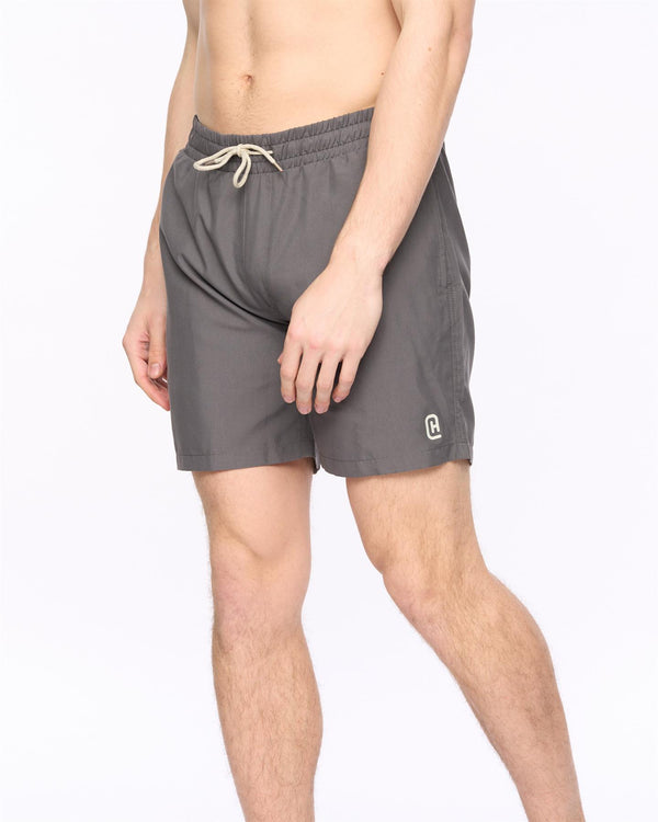 Crosshatch Wabasso Swim Shorts Charcoal
