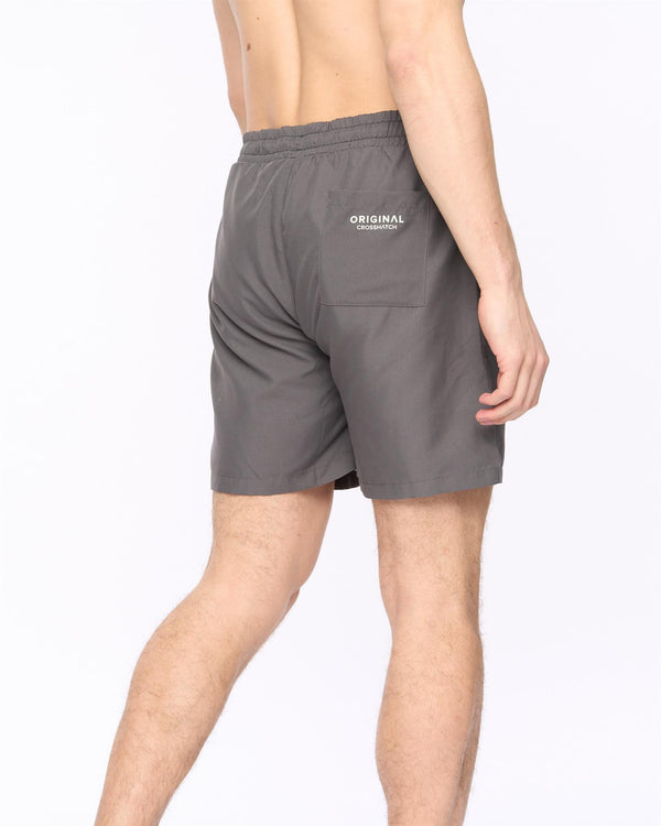 Crosshatch Wabasso Swim Shorts Charcoal