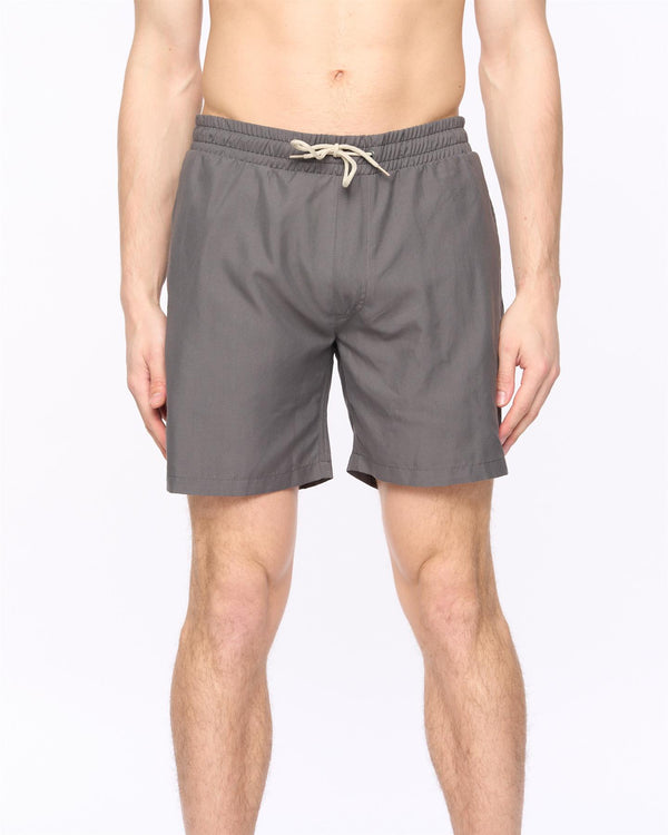 crosshatch Wabasso Swim Shorts Charcoal