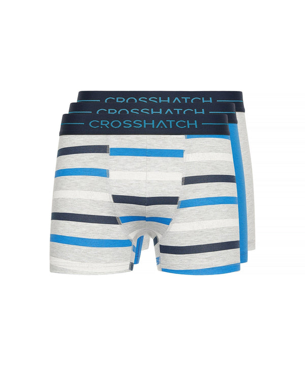 Crosshatch Warbler Boxers 3pk Blue