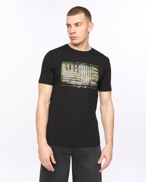 Crosshatch Wenfore T-Shirt Black