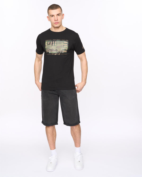 Crosshatch Wenfore T-Shirt Black