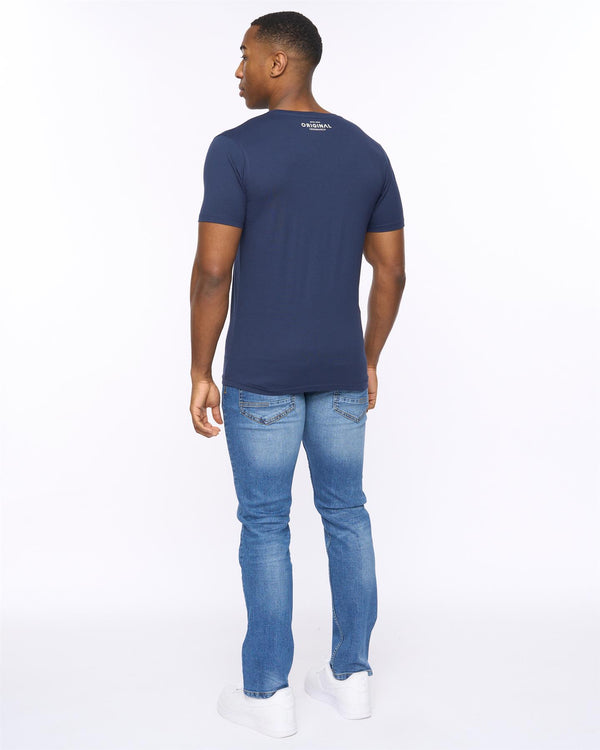 Crosshatch Wilsby T-Shirt Navy