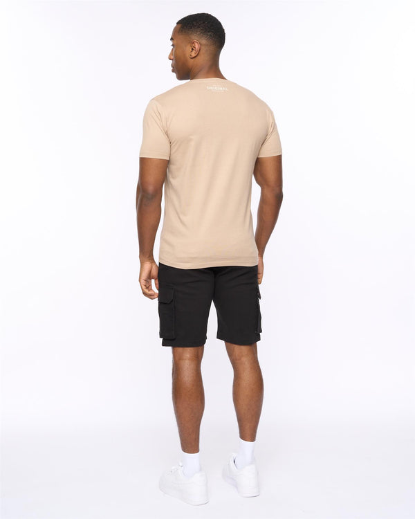 Crosshatch Wilsby T-Shirt Stone