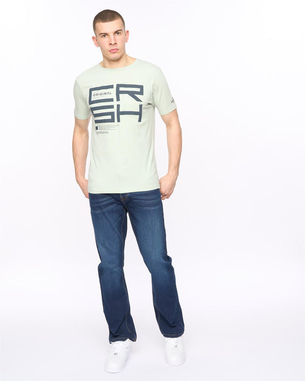 Crosshatch Winsbury Bootcut Jeans Dark Wash