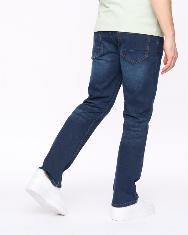 Crosshatch Winsbury Bootcut Jeans Dark Wash