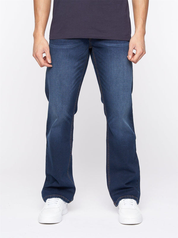 crosshatch Winsbury Bootcut Jeans Dark Wash