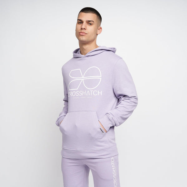 crosshatch Zieman Hoodie Light Purple