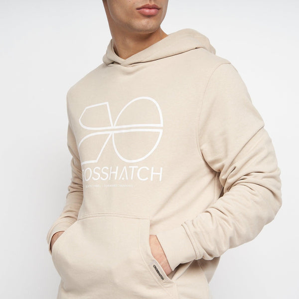 Crosshatch Zieman Hoodie Stone