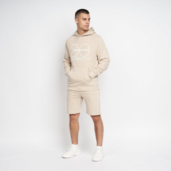 Crosshatch Zieman Hoodie Stone