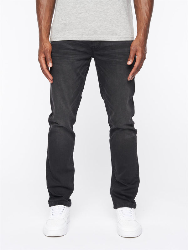 Crosshatch Svelte Slim Fit Stretch Jeans Black Wash