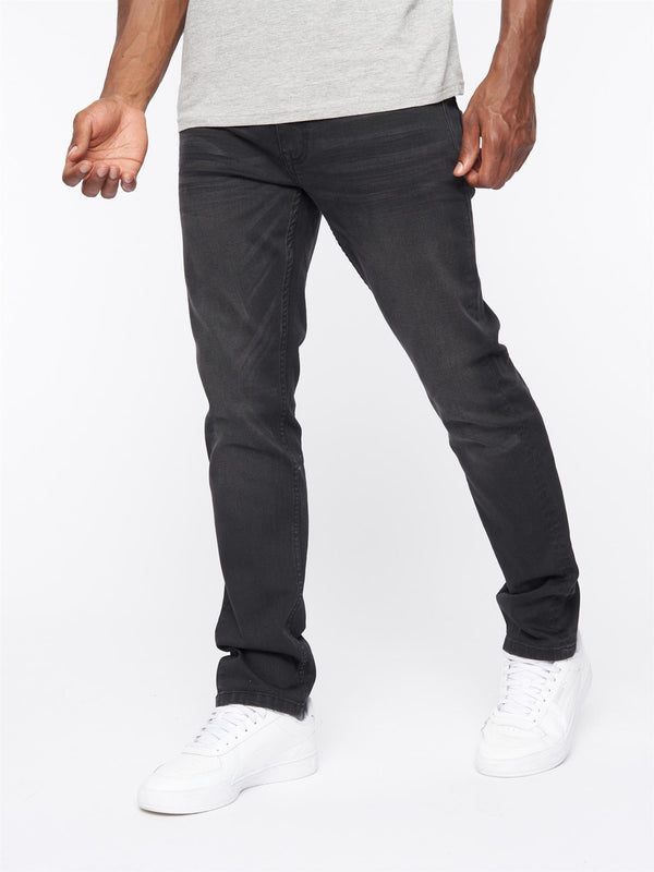 Crosshatch Svelte Slim Fit Stretch Jeans Black Wash