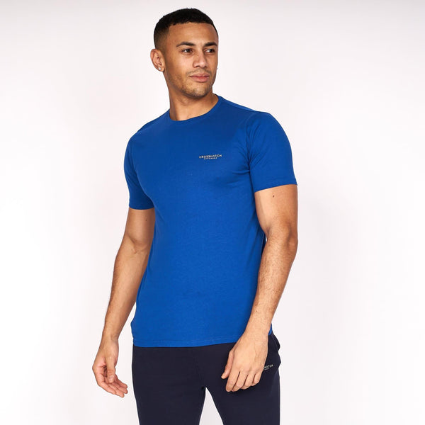 Crosshatch Traymax T-Shirts 5 Pack Black/White/Red/Blue/Mustard