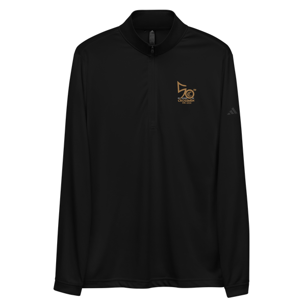 crossmen 50th Anniversary Embroidered Quarter zip pullover