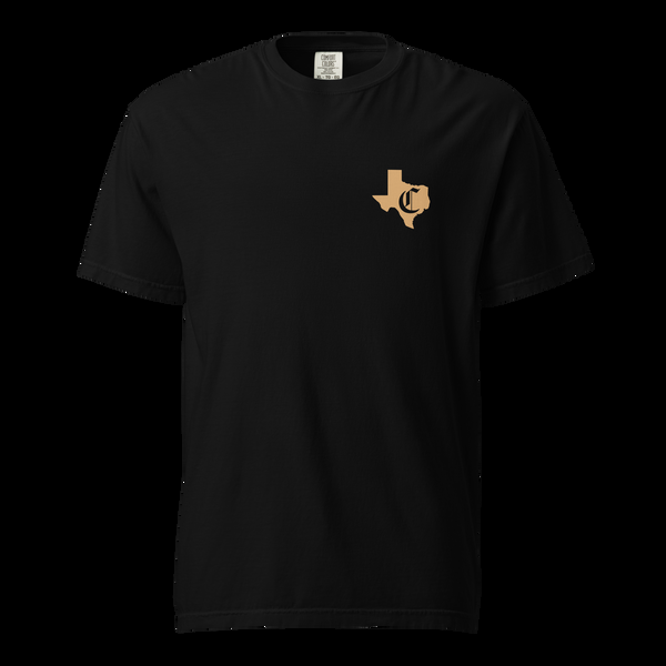 Crossmen 50th Anniversary Gold Texas Unisex Garment-dyed Heavyweight T-shirt