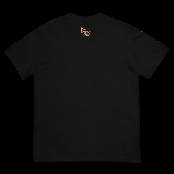 Crossmen 50th Anniversary Old English Bones Unisex Garment-dyed Heavyweight T-shirt