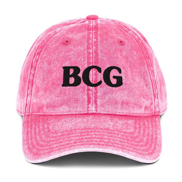 crossmen BCG Pink Vintage Cotton Twill Cap